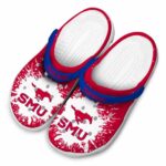 customized smu mustangs splash art clog best selling 1