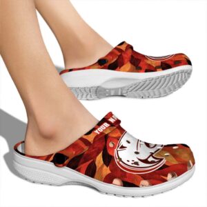 customized south alabama jaguars autumn leaves clog fashion forward