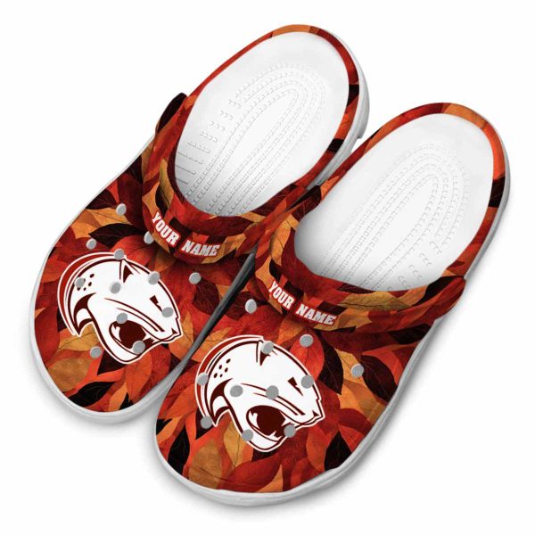 customized south alabama jaguars autumn leaves clog latest model