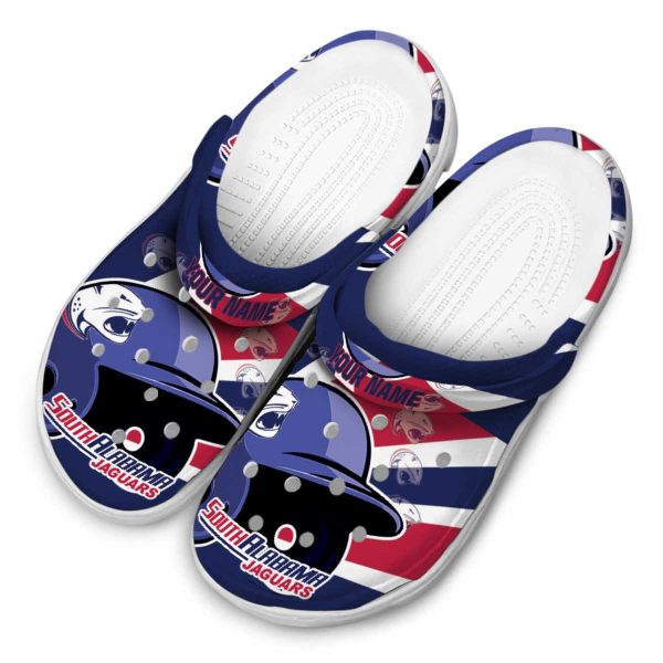customized south alabama jaguars baseball helmet clog latest model