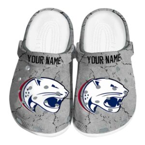 customized south alabama jaguars cracked texture clog best selling