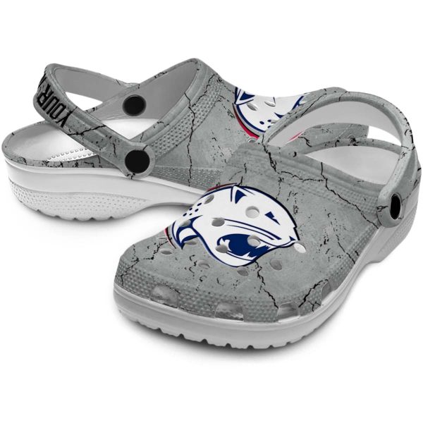 customized south alabama jaguars cracked texture clog high quality