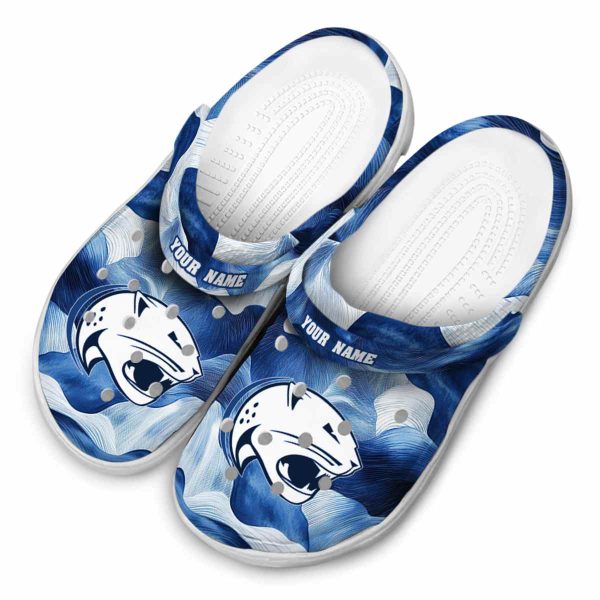 customized south alabama jaguars ocean waves clog latest model