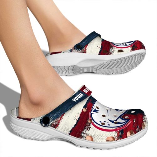 customized south alabama jaguars patriotic stripes clog fashion forward