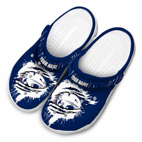 customized south alabama jaguars splash motif background clog latest model