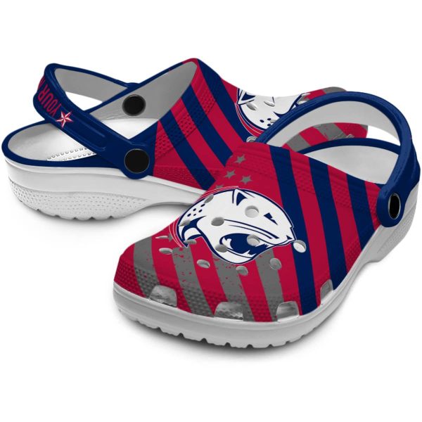 customized south alabama jaguars star spangled graphic clog high quality