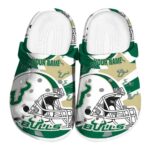 customized south florida bulls football helmet clog best selling