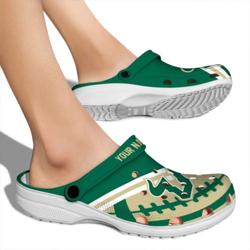 customized south florida bulls football motif clog fashion forward