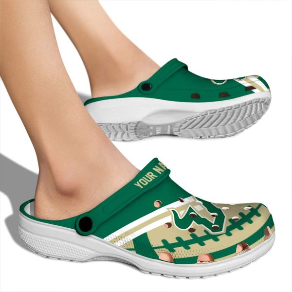 customized south florida bulls football motif clog fashion forward