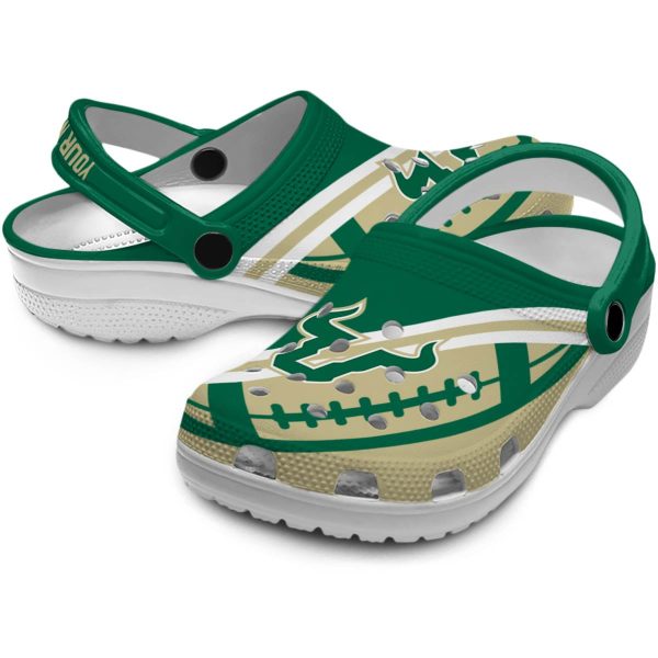 customized south florida bulls football motif clog high quality