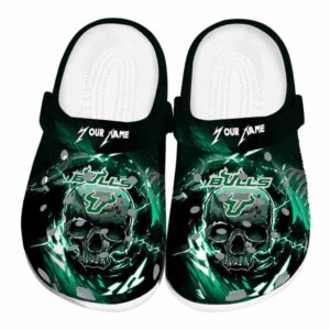 customized south florida bulls gothic skull clog best selling