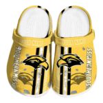 customized southern miss golden eagles contrasting stripes clog best selling