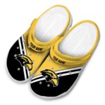 customized southern miss golden eagles striped accents clog best selling