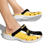 customized southern miss golden eagles vertical stripes clog best selling