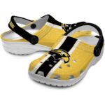 customized southern miss golden eagles vertical stripes clog best selling