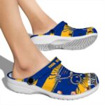 customized st louis blues paint splatter graphics clog best selling