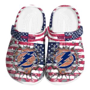customized tampa bay lightning freedom splinter clog best selling