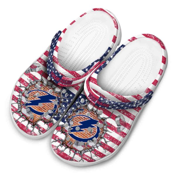 customized tampa bay lightning freedom splinter clog latest model