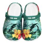 customized tampa bay lightning tropical vibes clog best selling