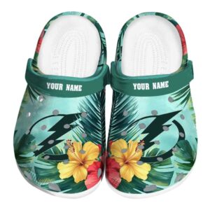 customized tampa bay lightning tropical vibes clog best selling