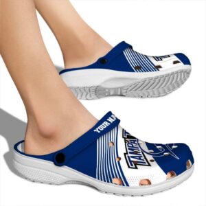 customized tampa bay lightning vibrant dual tone clog fashion forward