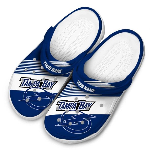 customized tampa bay lightning vibrant dual tone clog latest model