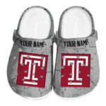 customized temple owls cracked texture clog best selling