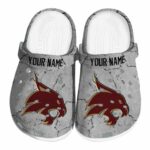 customized texas state bobcats cracked texture clog best selling