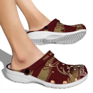 customized texas state bobcats paint splatter graphics clog fashion forward