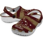 customized texas state bobcats paint splatter graphics clog best selling