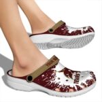 customized texas state bobcats splash art clog best selling