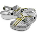 customized toledo rockets pinstripe pattern clog best selling