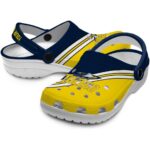 customized toledo rockets striped accents clog best selling