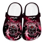 customized toronto raptors gothic skull clog best selling