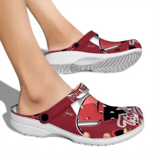 customized troy trojans baseball helmet clog fashion forward