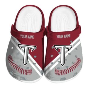 customized troy trojans baseball motif clog best selling