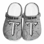 customized troy trojans cracked texture clog best selling