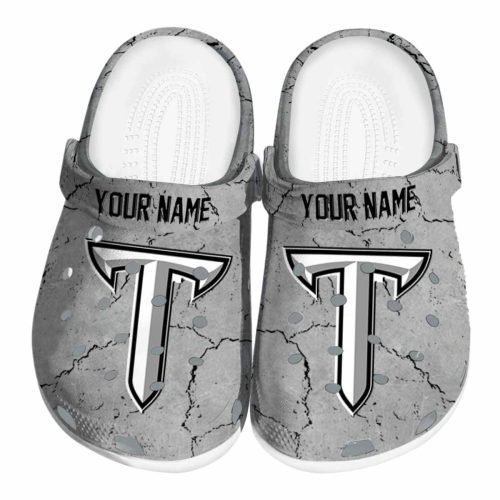 customized troy trojans cracked texture clog best selling