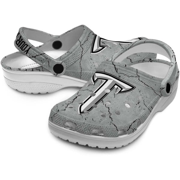 customized troy trojans cracked texture clog high quality