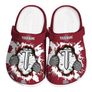 customized troy trojans gripping hand clog best selling