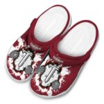 customized troy trojans gripping hand clog best selling