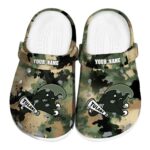 customized tulane green wave camouflage craze clog best selling