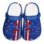 customized tulsa golden hurricane contrasting stripes clog best selling