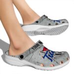 customized tulsa golden hurricane cracked texture clog best selling