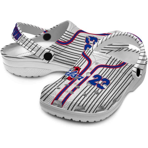 customized tulsa golden hurricane pinstripe pattern clog high quality