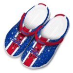 customized tulsa golden hurricane vertical stripes clog best selling