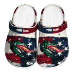 customized uab blazers patriotic stripes clog best selling