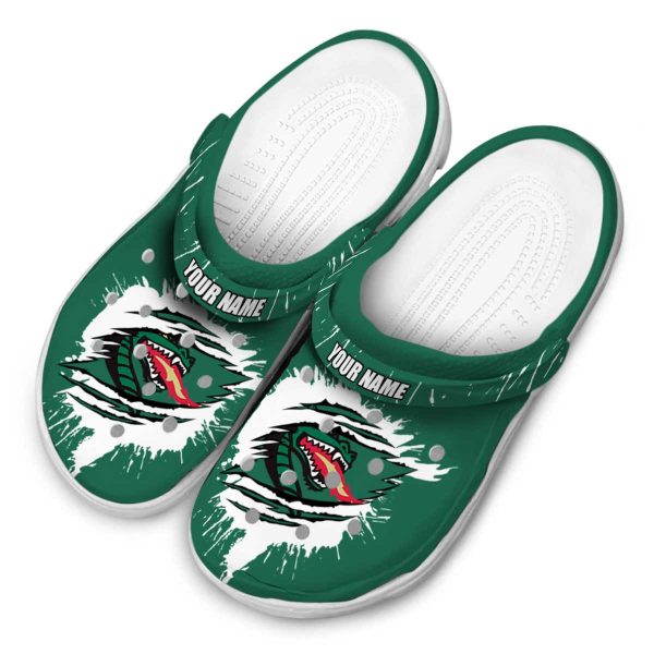 customized uab blazers splash motif background clog latest model