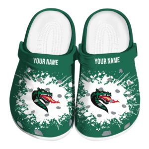 customized uab blazers splatter background clog best selling