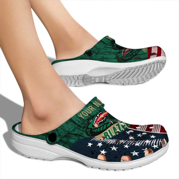 customized uab blazers star spangled side pattern clog fashion forward